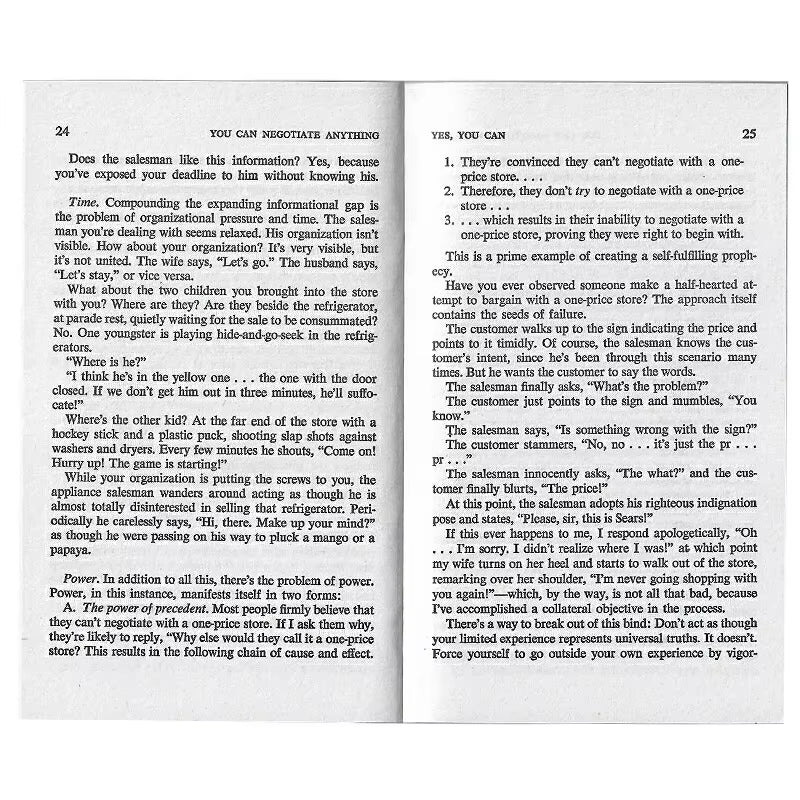 You Can Negotiate Anything, Bestselling Books in English, Negotiate Study Books 9780553281095